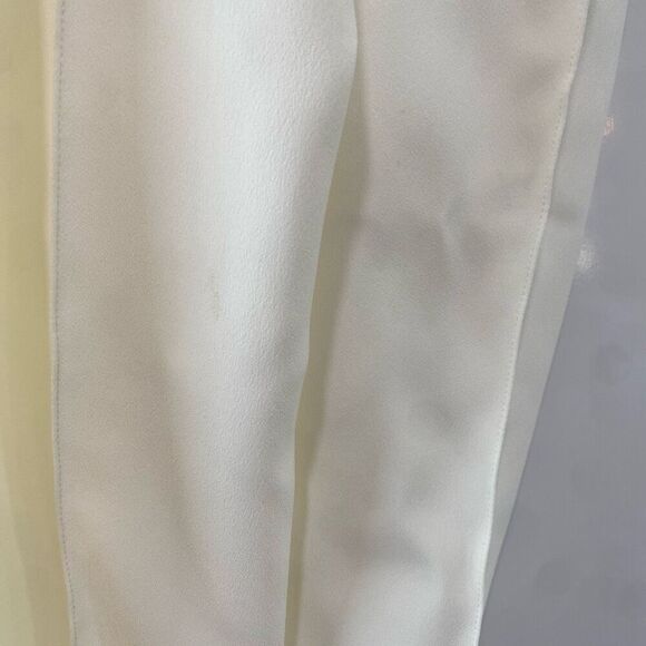 Solace London Womens Polyester Kasey Off The Shoulder Jumpsuit Cream Size 4 - Picture 16 of 16